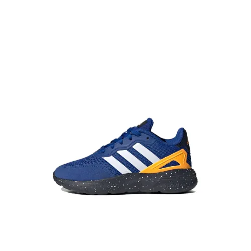 Adidas Neo Nebzed Slip Resistant Abrasion Resistant Kids Lifestyle Shoes Blue White Yellow Kids Adidas Neo Nebzed Slip Resistant Abrasion Resistant Детские Лайфстайл Обувь Синий Белый Желтый Детский