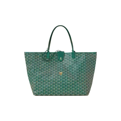 GOYARD Saint Louis Холст Телячья кожа Сумка Унисекс Жемчужный Зеленый
