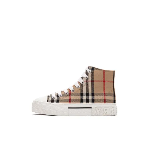 Burberry Винтаж Детские Скейтбординги Высокие Топы Kids