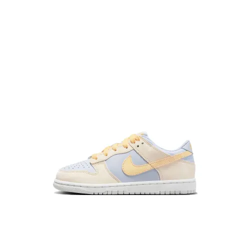 Nike Dunk Детские Скейтбординги Низкие Топы Светло-слоновая кость Для дошкольников