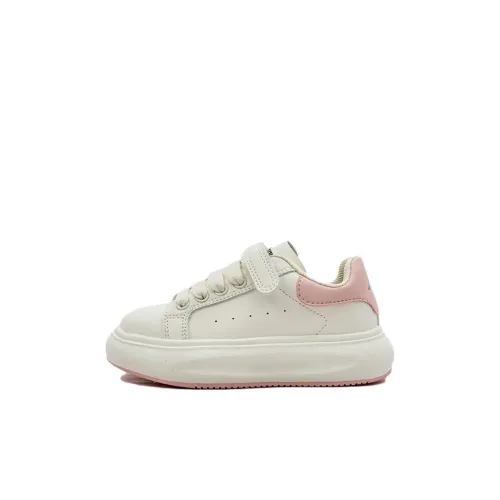 KAPPA KIDS KAPPA Slip-resistant Low Top Kids Lifestyle Shoes Beige Pink Children's KAPPA KIDS KAPPA Противоскользящие Низкие Кеды для Детей Lifestyle Beige Pink Детские