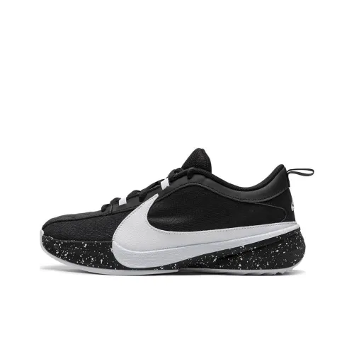 Nike Freak 5 Детская баскетбольная обувь Low Top Черная Унисекс