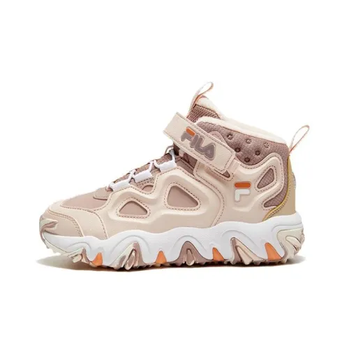 FILA KIDS Устойчивый к истиранию Низкий Топ КIDS Lifestyle Shoes Серебряный Пион FILA Белый Подростки