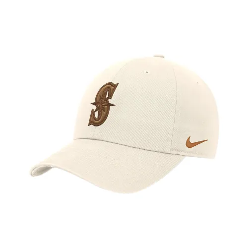 Nike Хлопковые кепки Мужские Бежевые