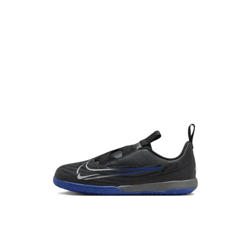 Nike Phantom GX Slip-resistant Амортизация Устойчивость к истиранию Низкий топ Детская футбольная обувь Черный Синий