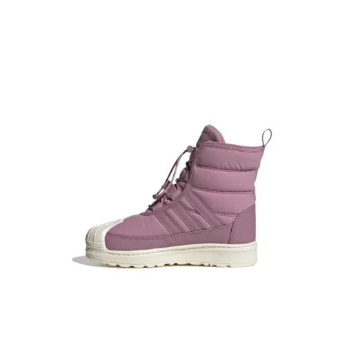 Adidas Originals 360 2,0 Амортизация Устойчивость к истиранию Термический Высокий Топ KIDS Lifestyle Shoes Орхидейно-фиолетовый Детский