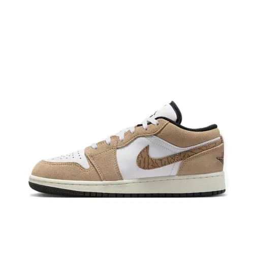 Jordan Air Jordan 1 Детские баскетбольные кроссовки Low Топ Унисекс