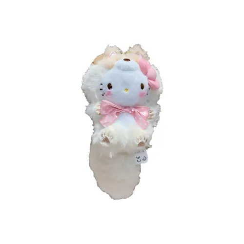 Санрио Hello Kitty Hokkaido Ограниченная серия Кукла Hello Kitty с длинным хвостом Плюшевый брелок Trumpets High