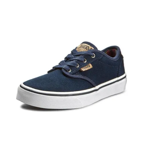 Vans Atwood DELUXE Low Топ Скейтборд Кроссовки Синий Подростки