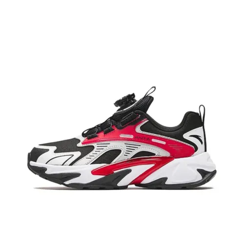 Antakids Амортизация Низкий Топ KIDS Lifestyle Shoes Черный Белый Красный Подростки