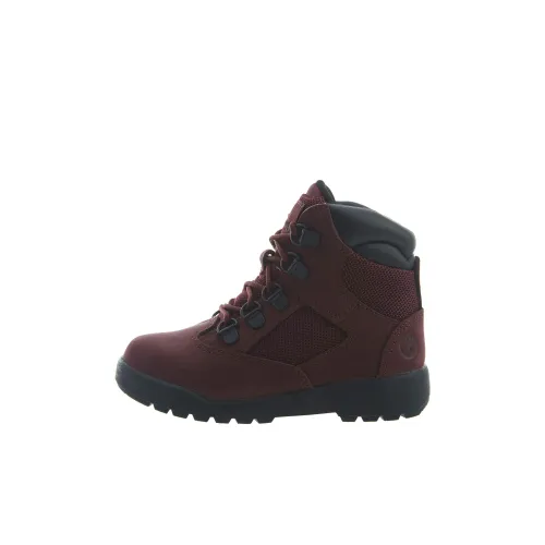 Timberland Field Boots Детские утепленные сапоги Красный Pre School