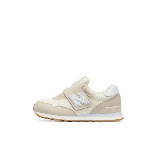 New Balance NB 515 Детские беговые кроссовки Низкий верх Белый/Светлый бежевый Kids