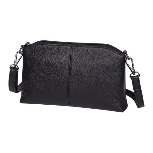 VANDEE Сумка через плечо из коровьей кожи стандартная женская черная