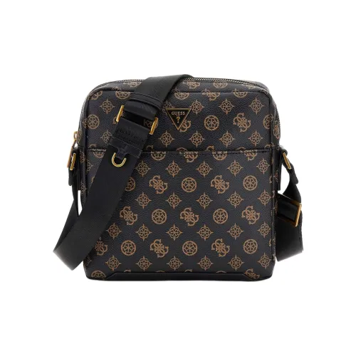 GUESS Crossbody Bag Brown Men's