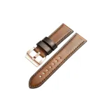 Розово-золотая шпилька, светло-коричневая кожа