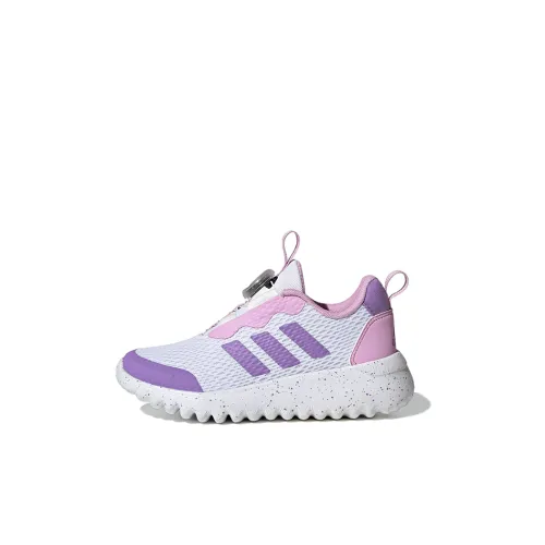 Adidas ActiveFlex BOA 3,0 Дышащий Низкий Топ Детская Беговая Обувь Белый Фиолетовый Детский