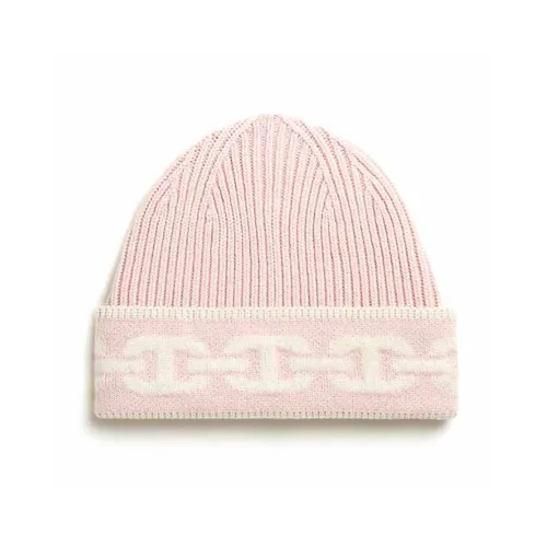 HERMES Кашемир Шапки-бини Женские Розовый Абрикос