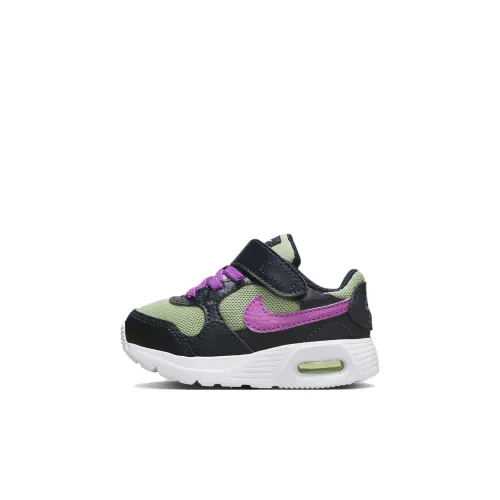 Nike Air Max SC Rebound Low Топ Обувь для малышей Черный Зеленый Infant And Toddler