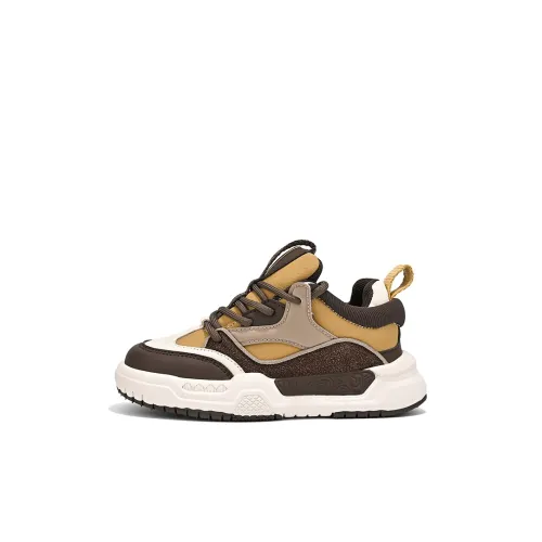 SNOOPY PILOT Slip-resistant Anti KICK Low Top Kids Lifestyle Shoes Brown Kids