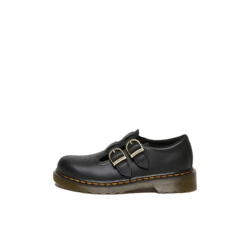 Dr.Martens 8065 Детская кожаная обувь Low Топ Черный Kids