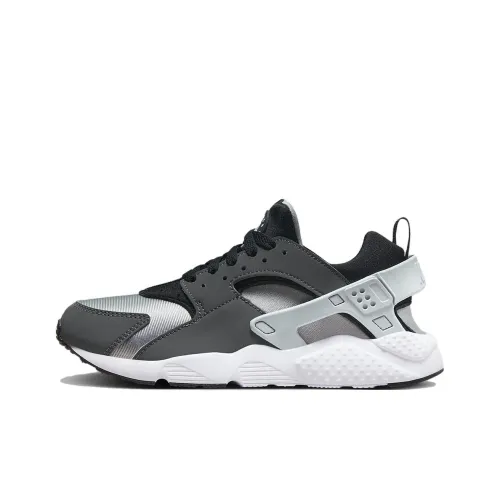 Nike Air Huarache Амортизация Износостойкий Низкий Топ Детские Беговые Кроссовки Серый Подростки
