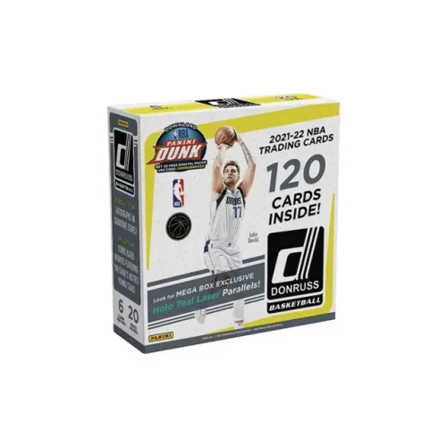 Панини NBA Баскетбольная карта 2021-22 Донрус Мега Дюрекс Спортивные карты 1 коробка включено
