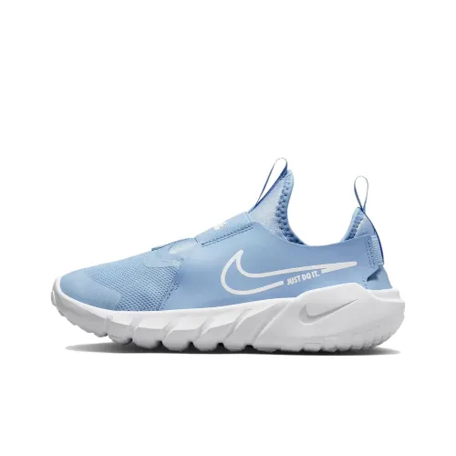 Nike Flex Runner 2 Детская беговая обувь Низкий топ Белый Синий Унисекс