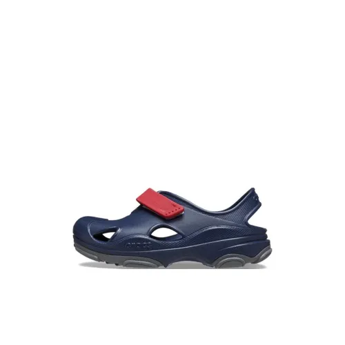 Crocs Устойчивые к истиранию Легкие Детские Сандалии Синий Красный для Детей