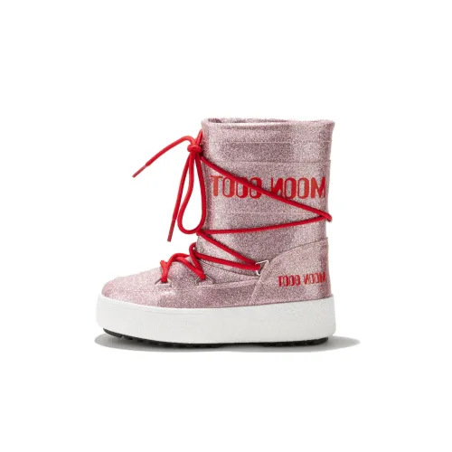 Moon Boot Детские утепленные сапоги Ярко-розовый Kids