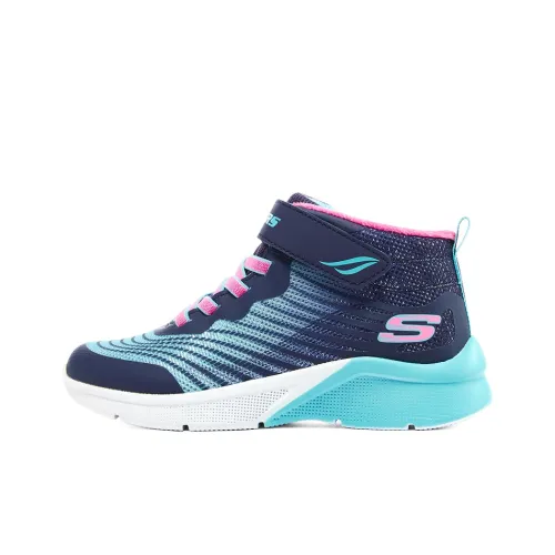 SKECHERS GIRLS Амортизация Износостойкие детские ботинки для подростков с длиной щиколотки