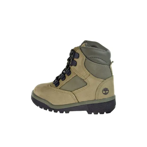 Timberland Field Boots противоскользящие устойчивые к истиранию низкий профиль детские ботинки зеленый для детей 3-7 лет