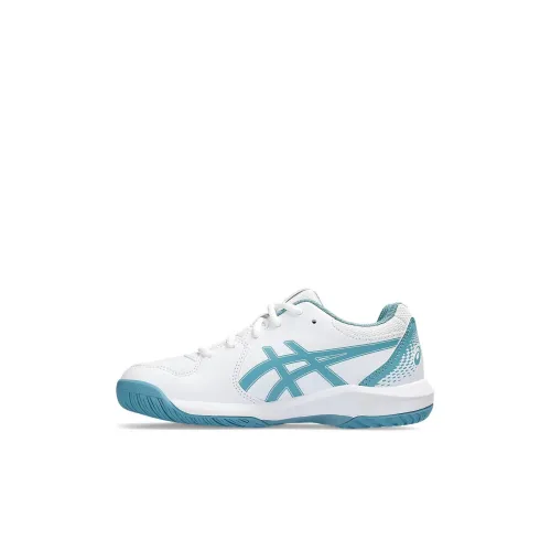 Asics Гель Dedicate 8 Детские беговые кроссовки Низкий Топ Синий Kids