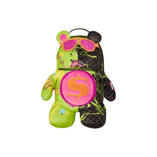 SPRAYGROUND Полиэстер Рюкзак Унисекс Желтый Зеленый