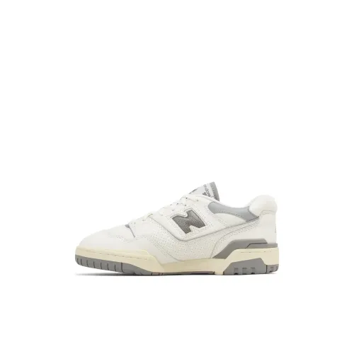 AIME LEON DORE x New Balance NB 550 Low Топ Детские Баскетбольные Кроссовки Серый Белый Детский