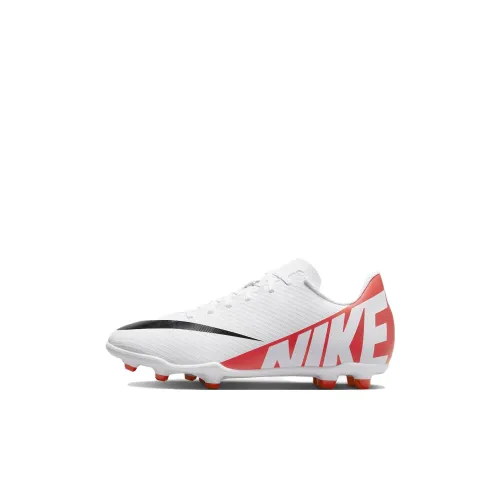 Nike Mercurial Vapor 15 Slip-Resistant Низкие Футбольные Бутсы Черный Белый Детские