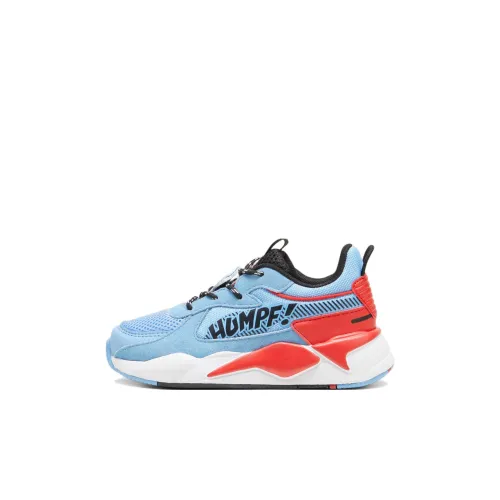 PUMA RS X Детская беговая обувь Низкий топ Синий Для дошкольников