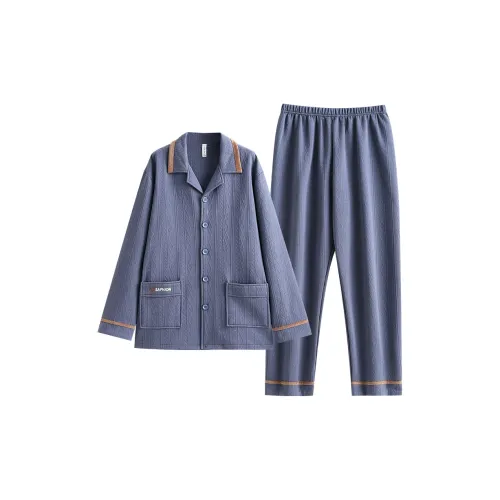 UAVAE ZJ LZS2582 Синий Мужской Пижамные комплекты