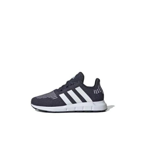 Adidas Swift Run Детская беговая обувь Низкий топ Черный Белый Kids