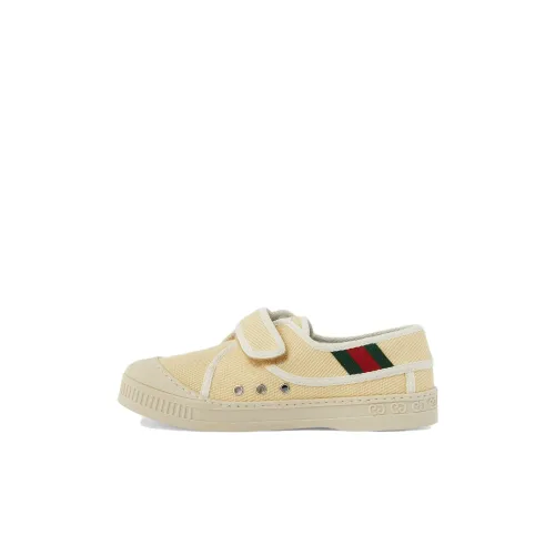 GUCCI Tennis 1977 Low Топ Детские Лайфстайл Обувь Желтый Дети Возраст 3-7 Лет