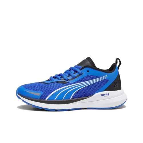 PUMA Kruz NITRO Детская беговая обувь Низкий топ Синий Школьный возраст