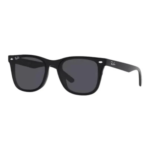RayBan Вакуумная Формовка TR90 Квадратные Солнцезащитные Очки Унисекс Черные