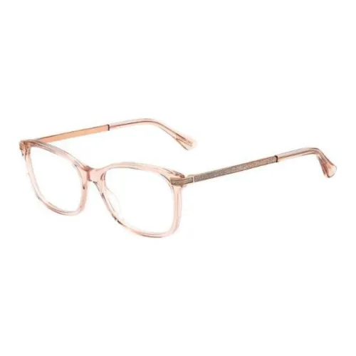 Jimmy Choo Пластик Ацетат Прямоугольные Оправы для очков Унисекс Розовый