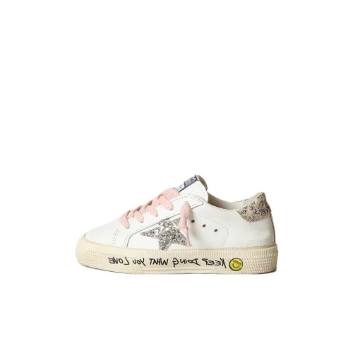 Golden Goose Детские Скейтбординги Low Топ Белый Для Дошкольников