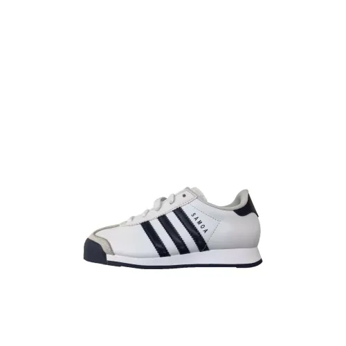 Adidas Originals Samoa Обувь для малышей Низкий топ Черный Белый Малыш