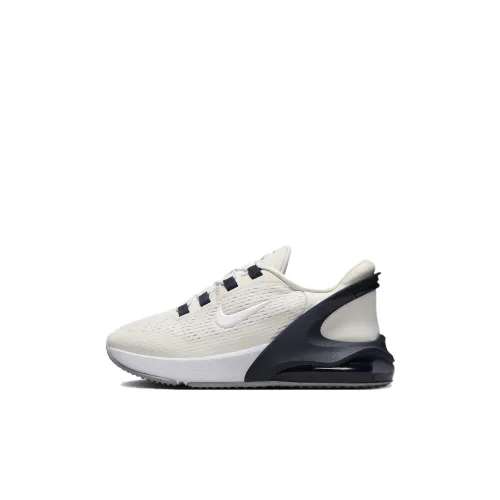 Nike Air Max 270 Go Амортизация Износостойкий Низкий Топ Детские Беговые Кроссовки Светлый Дым Серый Детские Возраст 3-7 Лет