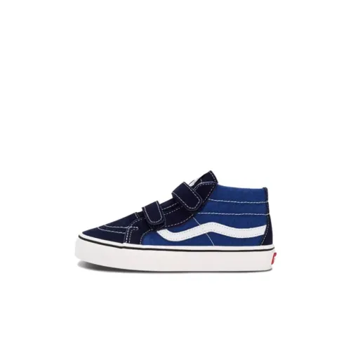 Vans SK8 MID Топ Детские Скейтбординги Чёрно-синий Children Возраст 3-7 лет
