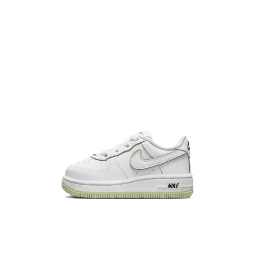 nike J Force 1 Anti KICK и устойчивая к истиранию низкая обувь для малышей белая и зеленая для младенцев и малышей