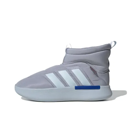 Adidas Adipuff Slip Resistant Abrasion Resistant High Top Casual Unisex Gray Адидас Adipuff Slip Resistant Abrasion Resistant High Top Casual Unisex Серый