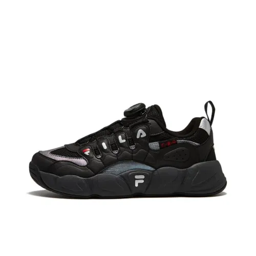 FILA KIDS Баскетбольные кроссовки Low Top Черные Унисекс