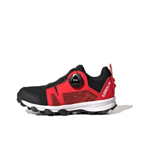 Adidas Terre Slip-resistant Low Top Беговые кроссовки Red Teenagers